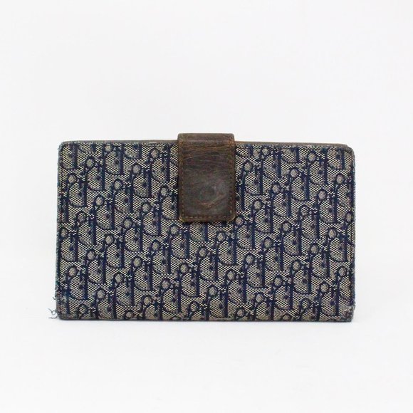 CHRISTIAN DIOR #36210 Monogram Canvas Saddle Wallet - Picture 2 of 6